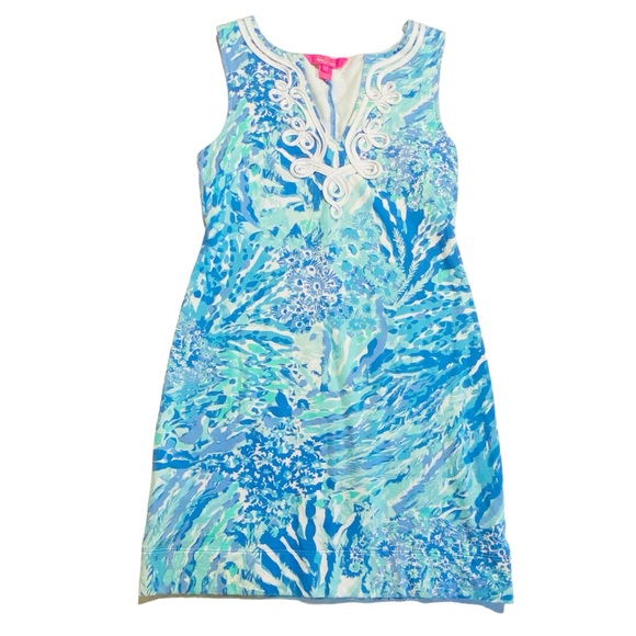 Lilly Pulitzer Harper Shift Dress Hey Hey Soleil $148 Size XS Extra Small - Picture 5 of 15